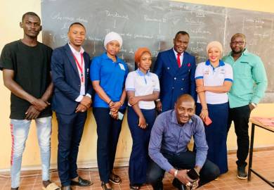 Rencontre entre les étudiants de IAT et ceux de l'ENAM pour un futur partenariat dans les locaux de l'ENAM ce 03 mars 2022.